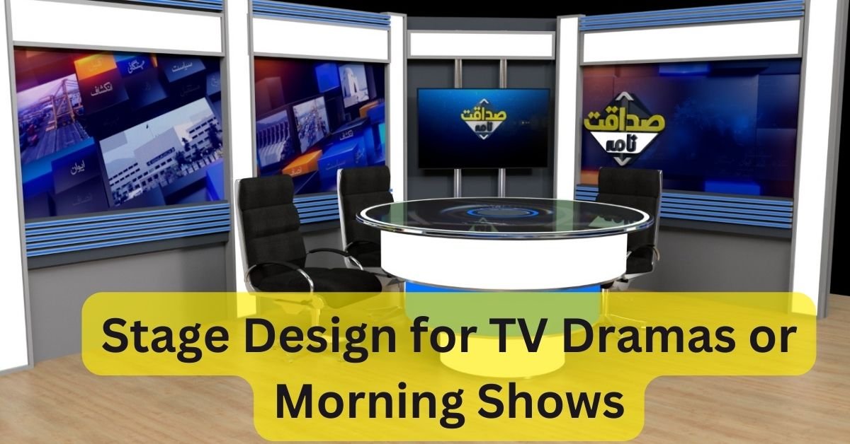 Stage Design for TV Dramas, Morning Shows, or Talk Shows